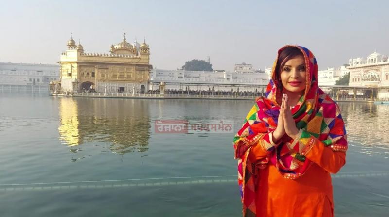 Former Canadian MP Ruby Dhalla paid obeisance at Sachkhand Sri Harmandir Sahib