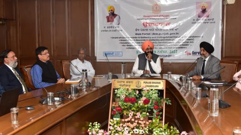 Now ex-servicemen will be able to take the facility of online services at home Now ex-servicemen will be able to take the facility of online services at home