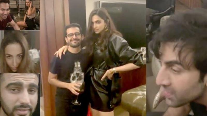 Late Night Party video shared by Karen Johar