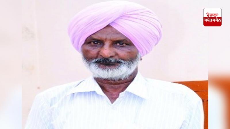 Farmer Nachhatar Singh, who was guarding Ziri Farmer Nachhatar Singh, who was guarding Ziri
