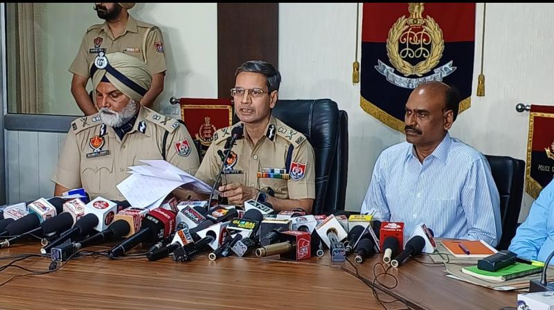 Punjab DGP Press Conference on Amritsar Blasts Punjab DGP Press Conference on Amritsar Blasts