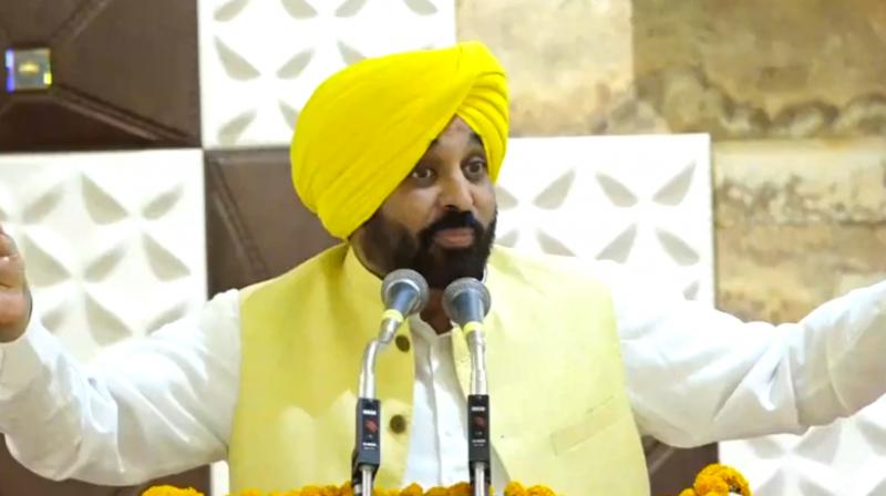 CM Bhagwant Mann at Dhuri CM Bhagwant Mann at Dhuri