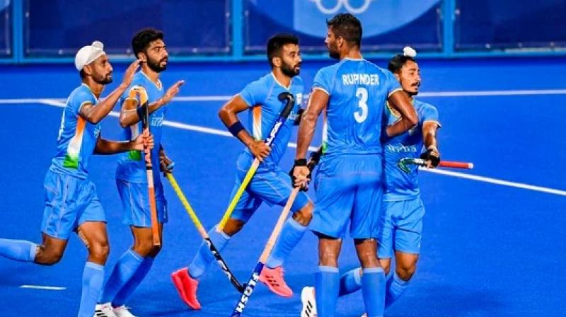 The Indian men's hockey team defeated Japan 5-3 The Indian men's hockey team defeated Japan 5-3