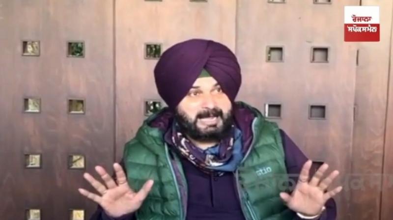 Navjot Sidhu speaks during press conference Navjot Sidhu speaks during press conference