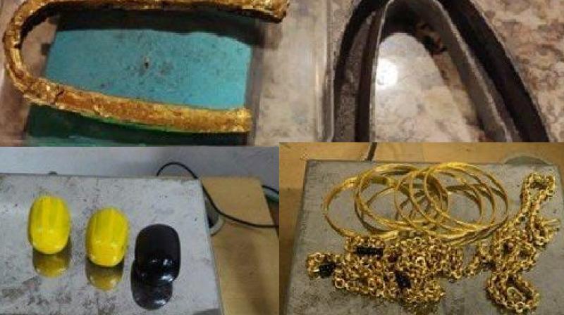 Custom officials seize gold, electronics worth crores at Mumbai airport Custom officials seize gold, electronics worth crores at Mumbai airport