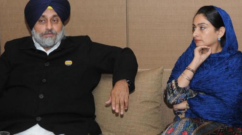 Sukhbir Badal, Harsimrat Kaur Badal