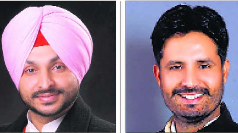 Ravneet Singh Bittu and Raja Warring Ravneet Singh Bittu and Raja Warring