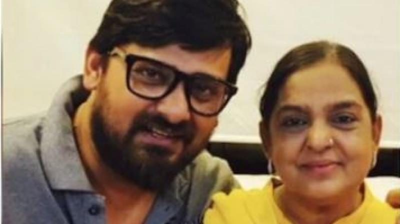 Sajid wajid with Mother