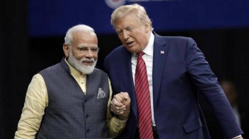 PM Modi with Trump PM Modi with Trump