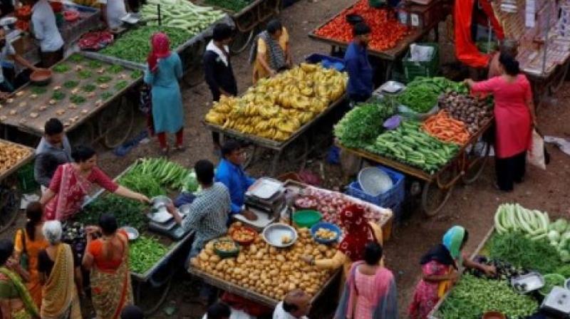 India's retail inflation falls again in October India's retail inflation falls again in October