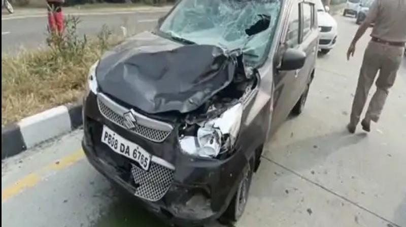 Jalandhar road accident Jalandhar road accident