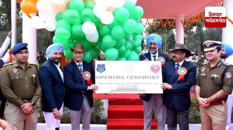 DGP Gaurav Yadav inaugurates National Equestrian Championship-2025 (Tent Pegging) in Jalandhar DGP Gaurav Yadav inaugurates National Equestrian Championship-2025 (Tent Pegging) in Jalandhar