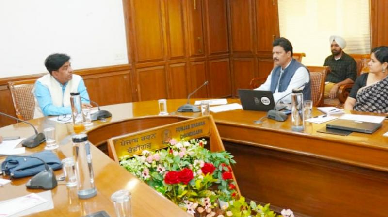 Supply of clean potable water is a top priority of the Punjab Government - Brahm Shankar Jimpa Supply of clean potable water is a top priority of the Punjab Government - Brahm Shankar Jimpa