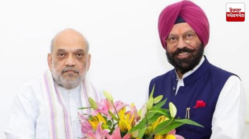  Rana Gurmeet Singh Sodhi met Union Home Minister Amit Shah in New Delhi.