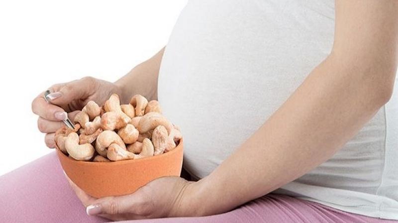 Cashews are very helpful during pregnancy period