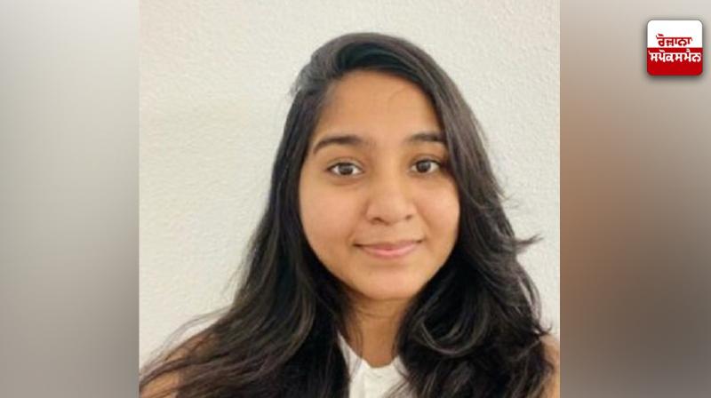 Unfortunate news: A 23-year-old girl of Indian origin died after colliding with a police vehicle in America Unfortunate news: A 23-year-old girl of Indian origin died after colliding with a police vehicle in America