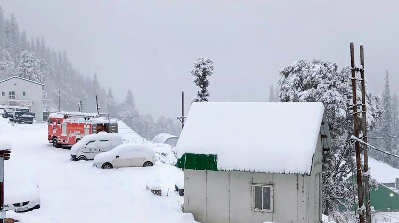 Heavy snowfall in Himachal Pradesh