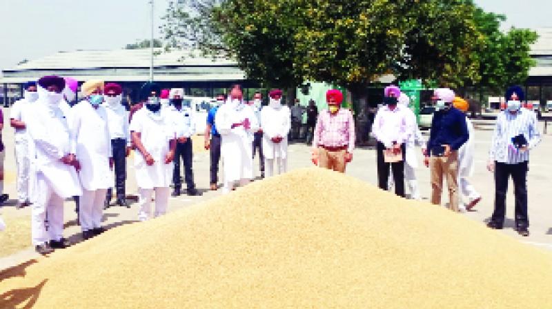 ਵਿਧਾਇਕ ਜਲਾਲਪੁਰ ਵਲੋਂ ਅਨਾਜ ਮੰਡੀਆਂ ਦਾ ਦੌਰਾ ਵਿਧਾਇਕ ਜਲਾਲਪੁਰ ਵਲੋਂ ਅਨਾਜ ਮੰਡੀਆਂ ਦਾ ਦੌਰਾ