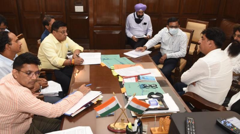 Important meeting with the top officials of three departments for better interaction by Bram Shankar Jimpa Important meeting with the top officials of three departments for better interaction by Bram Shankar Jimpa