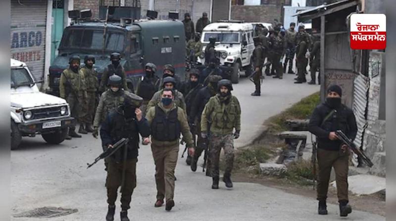 Encounter between security forces and terrorists in Shopian Encounter between security forces and terrorists in Shopian