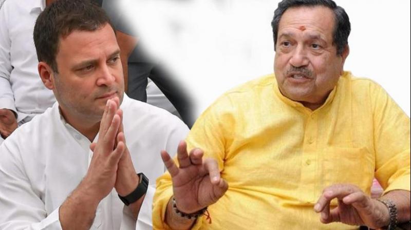 Rahul Gandhi with Indresh Kumar 