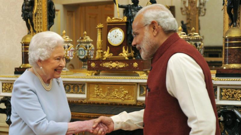 PM Modi pays tributes to Queen Elizabeth II PM Modi pays tributes to Queen Elizabeth II