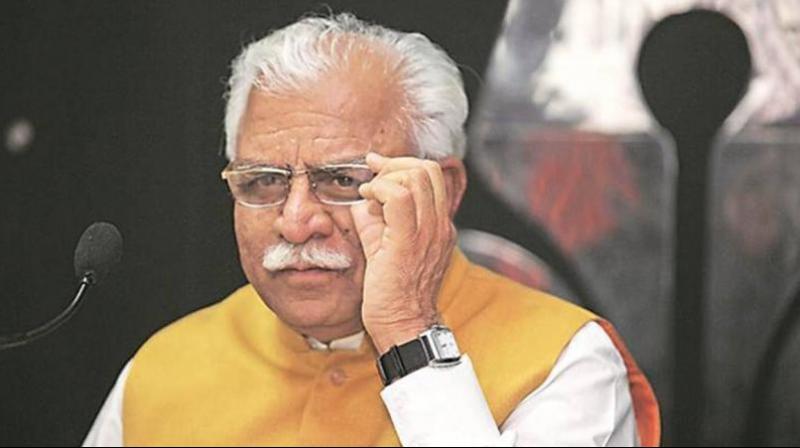 Haryana CM Manohar Lal Khattar