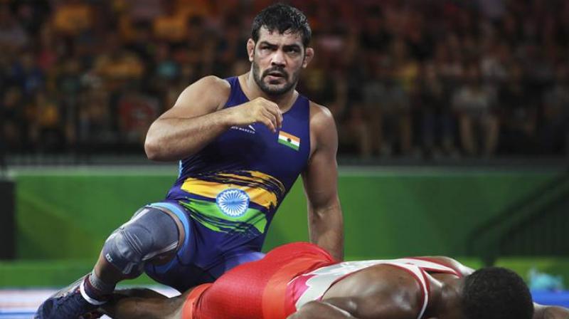 Sushil Kumar, Rahul Aware win gold medal Sushil Kumar, Rahul Aware win gold medal