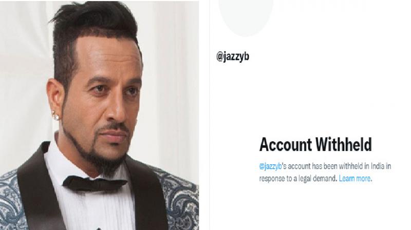 Punjabi singer Jazzy B’s Twitter account suspended in India Punjabi singer Jazzy B’s Twitter account suspended in India