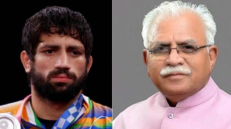 Haryana CM meets family members of wrestler Ravi Dahiya