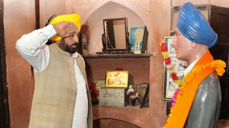 Shaheed Bhagat Singh, Shaheed Kartar Singh Sarabha and other martyrs should be given Bharat Ratna: CM Bhagwant Mann Shaheed Bhagat Singh, Shaheed Kartar Singh Sarabha and other martyrs should be given Bharat Ratna: CM Bhagwant Mann