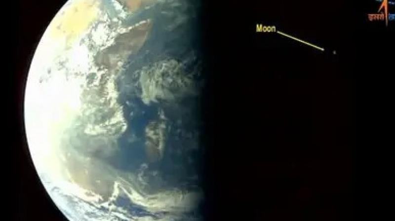 Aditya-L1 spacecraft unveils captivating pictures of Earth and Moon