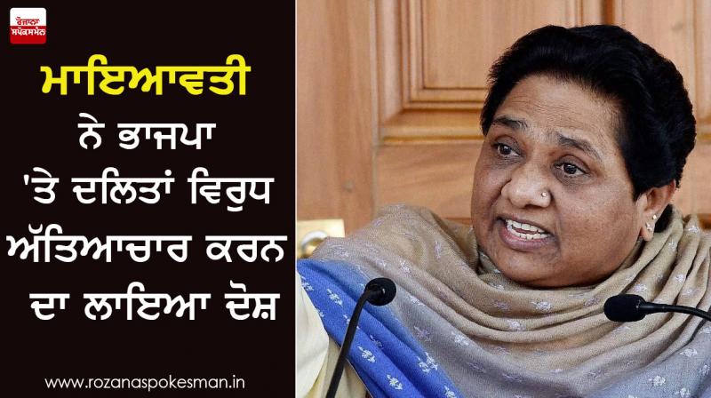 anti social people conspires defame movement : Mayawati