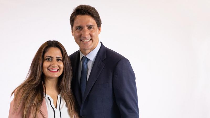 Kamal Khera and Justin Trudeau