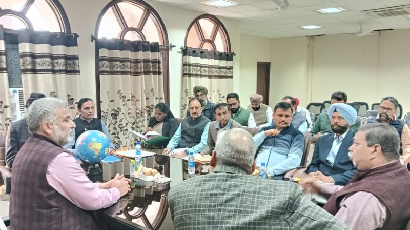 Forest department meeting held under chairmanship of Lal Chand Kataruchak Forest department meeting held under chairmanship of Lal Chand Kataruchak