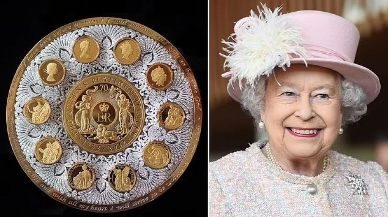 Precious coin released on the first anniversary of Queen Elizabeth II Precious coin released on the first anniversary of Queen Elizabeth II