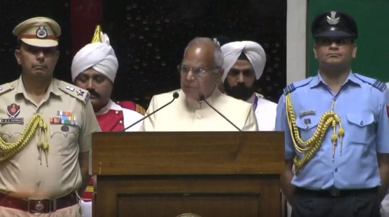 Punjab Governor Banwarilal Purohit addresses first session of Punjab Vidhan Sabha