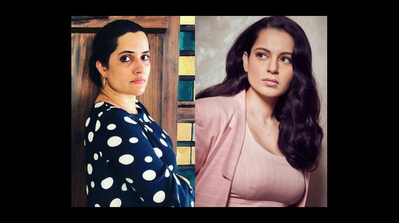 Sona Mohapatra and Kangana Ranaut Sona Mohapatra and Kangana Ranaut
