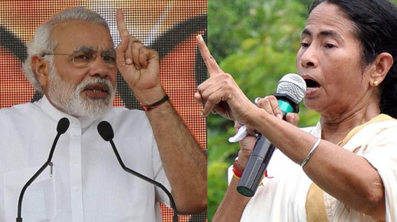 PM Modi and Mamata Banerjee PM Modi and Mamata Banerjee