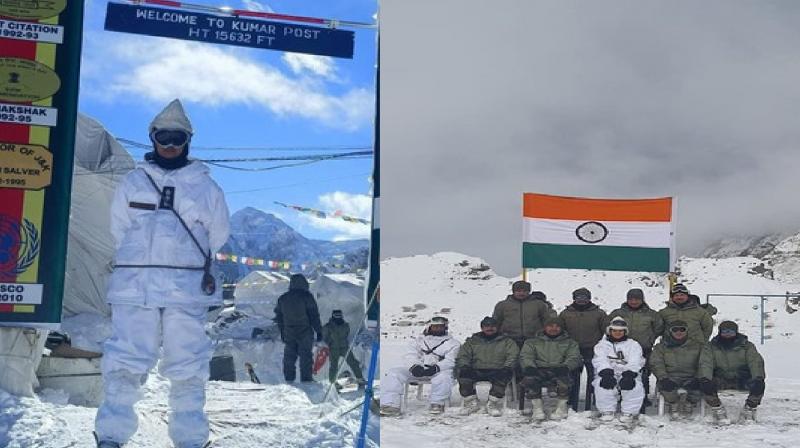 First woman officer operationally deployed at highest battleground in Siachen First woman officer operationally deployed at highest battleground in Siachen
