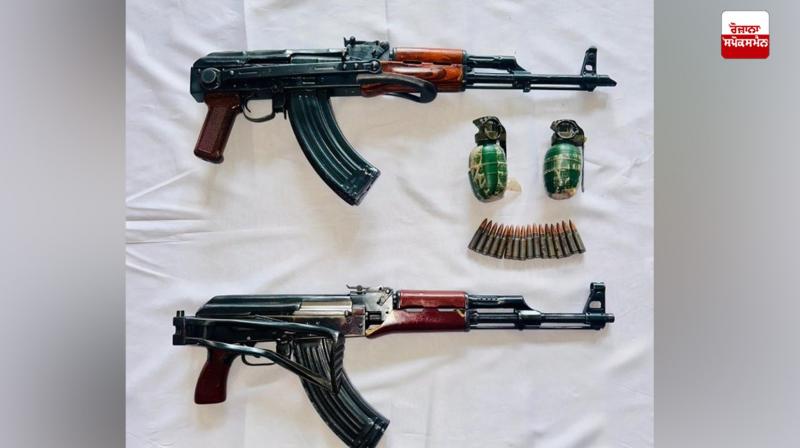 Punjab Police recovers weapons in Gurdaspur news Punjab Police recovers weapons in Gurdaspur news