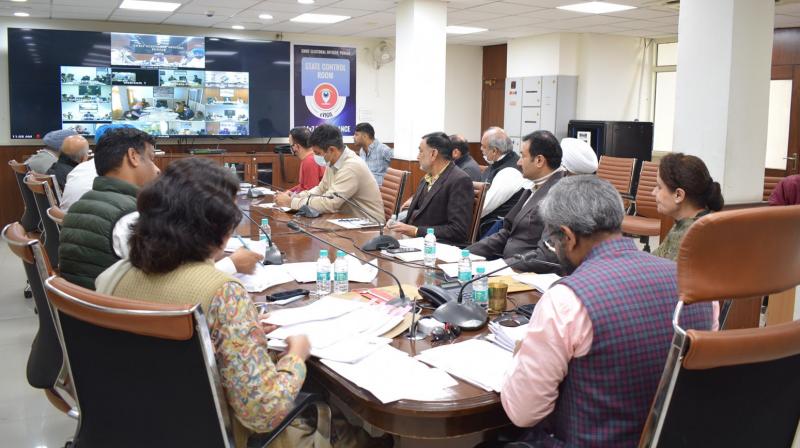 ECI reviews poll preparedness for Punjab Assembly Election ECI reviews poll preparedness for Punjab Assembly Election