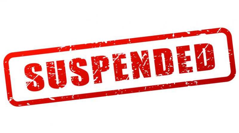 Excise Inspector suspended for MCC violation Excise Inspector suspended for MCC violation