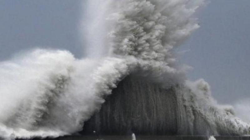 jebi sweeping through japan as a life threatening typhoon