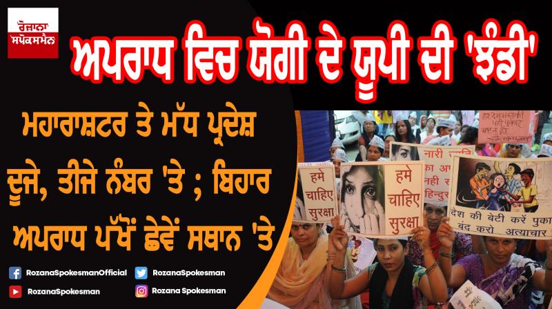 UP Tops List Of Crime Against Women UP Tops List Of Crime Against Women