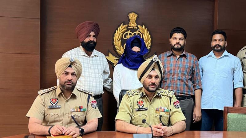 Punjab police AGTF arrests wanted BKI terrorist Charanjit Patialavi from Dera Bassi Punjab police AGTF arrests wanted BKI terrorist Charanjit Patialavi from Dera Bassi