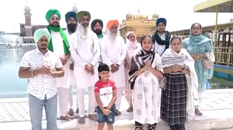Gurnam Singh Chaduni at Darbar Sahib Gurnam Singh Chaduni at Darbar Sahib