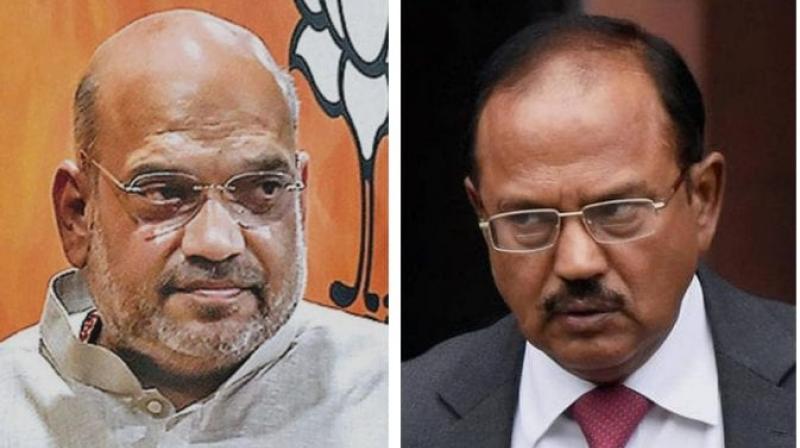 amit shah & Ajit Singh Doval amit shah & Ajit Singh Doval