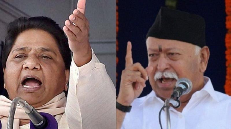 Mohan Bhagwat & Mayawati