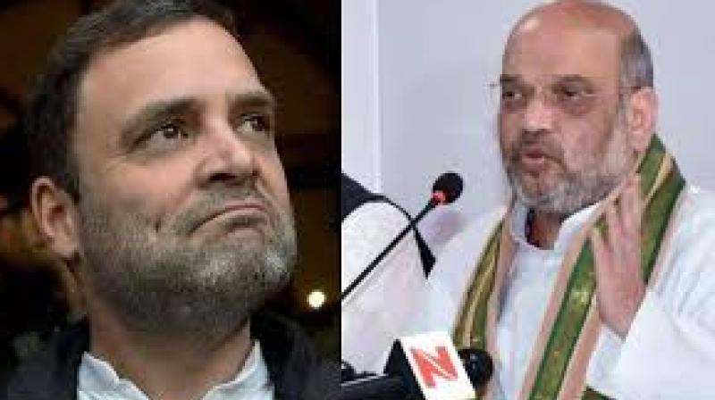 Rahul and Amit Shah front of Karnataka politics